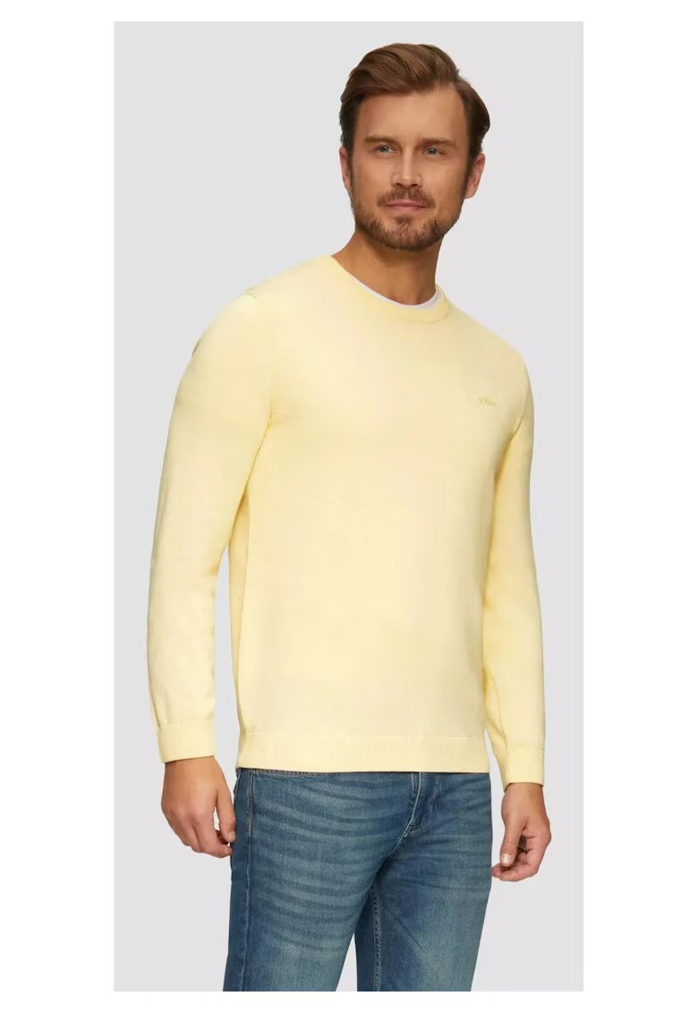 sOliver Crewneck Sweater - Светло жълто