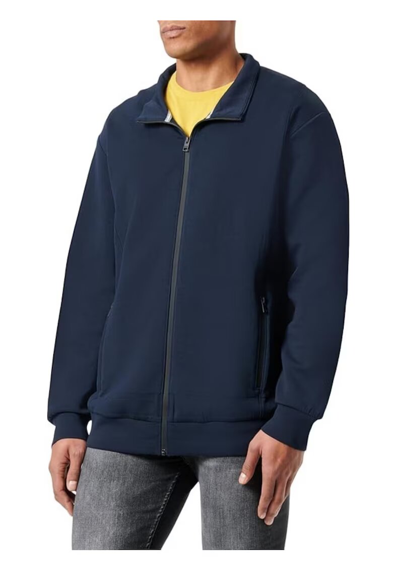 sOliver Големи размери мъжка блуза с цип - Regular fit кройка - Big Sizes