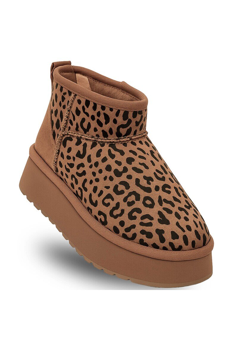 Soprani Couture Дамски боти SSW521P36/02 ROSY ANIMALS кафяви естествена кожа текстил