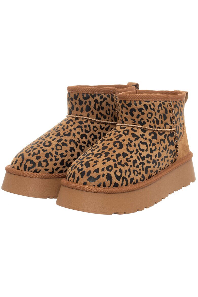 Soprani Couture Дамски боти SSW521P36/02 ROSY ANIMALS кафяви естествена кожа текстил