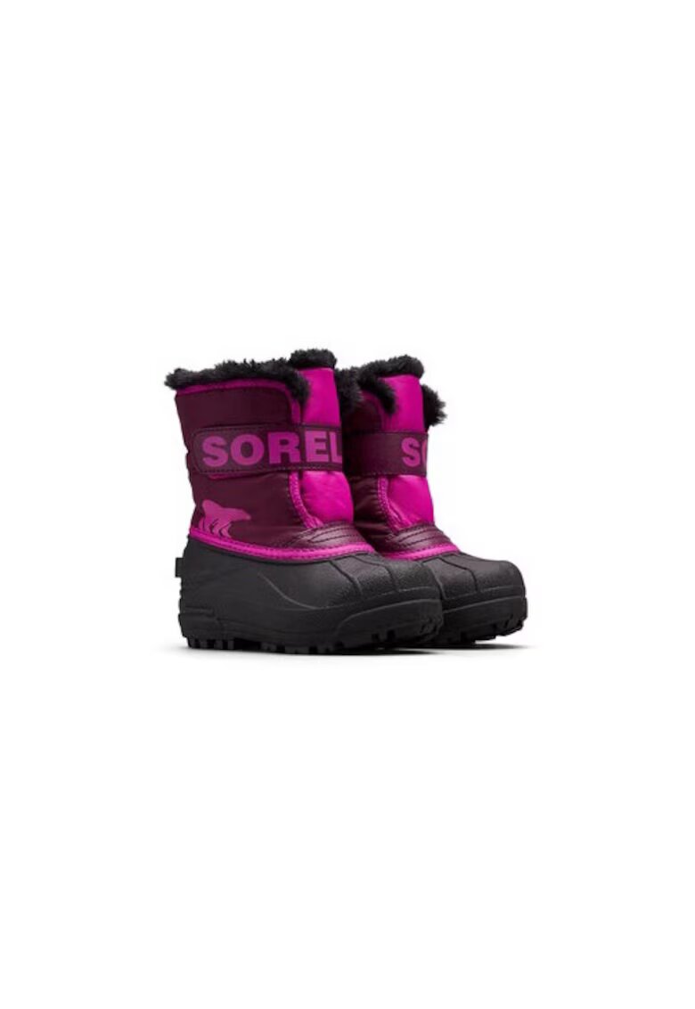 Sorel Момичешки ботуши 304097140 - Текстил - Червени