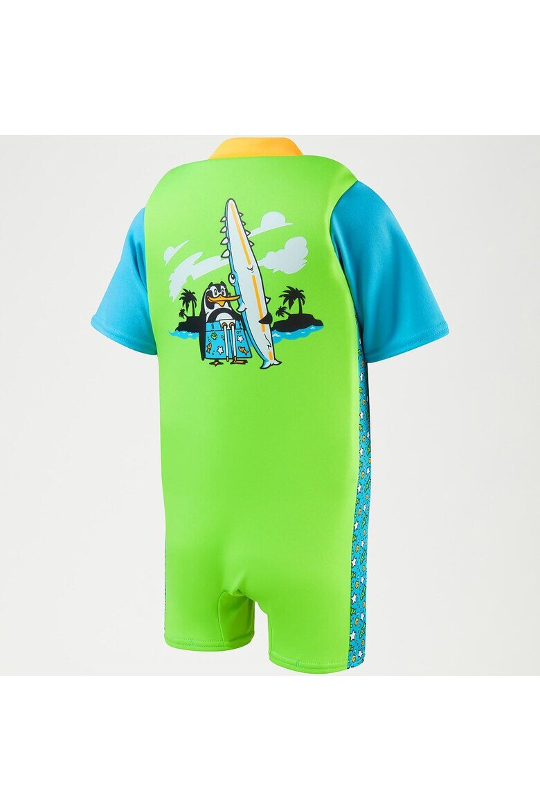Speedo Бански костюм За деца Зелен/Син