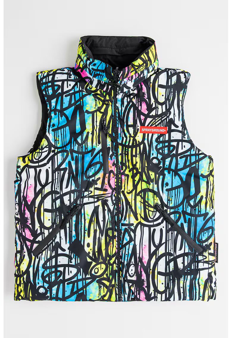 Sprayground Двулицев елек със средновисока яка