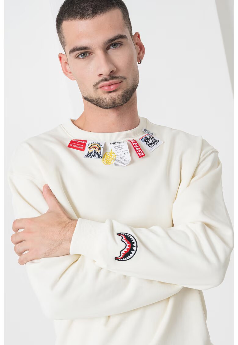 Sprayground Памучен суитшърт с етикети