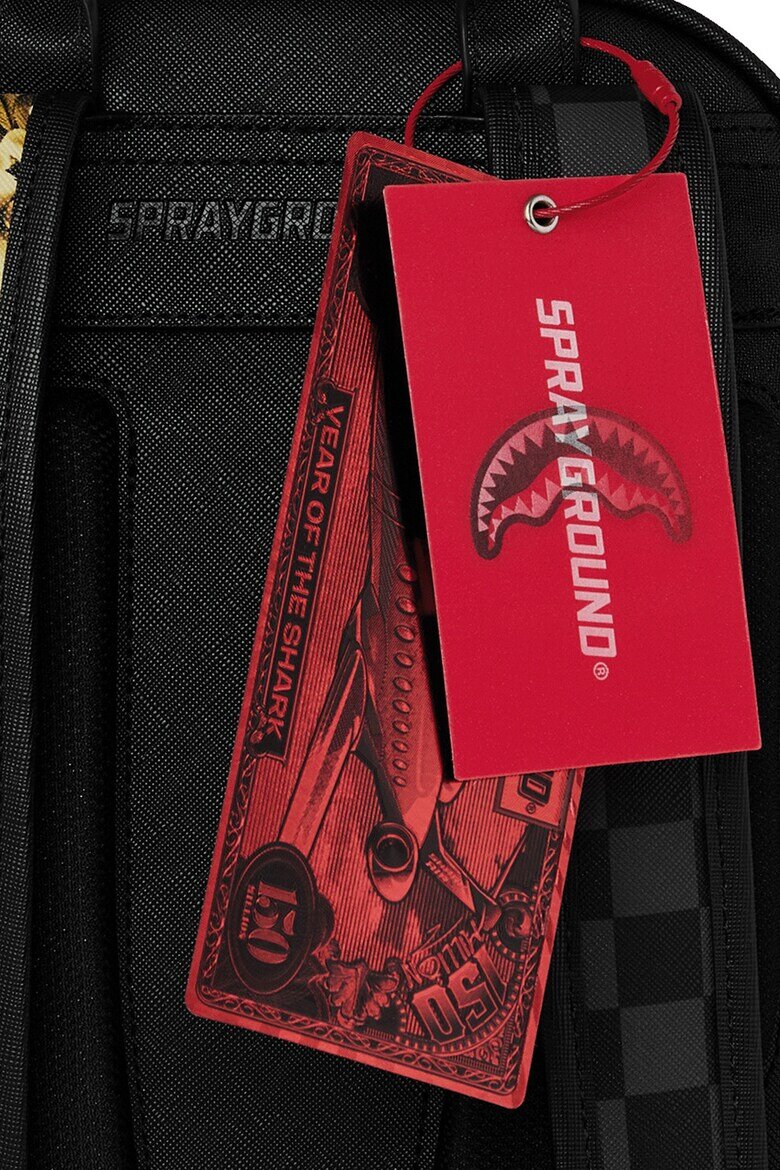 Sprayground Раница с регулируеми презрамки Черен/Сив/Жълт