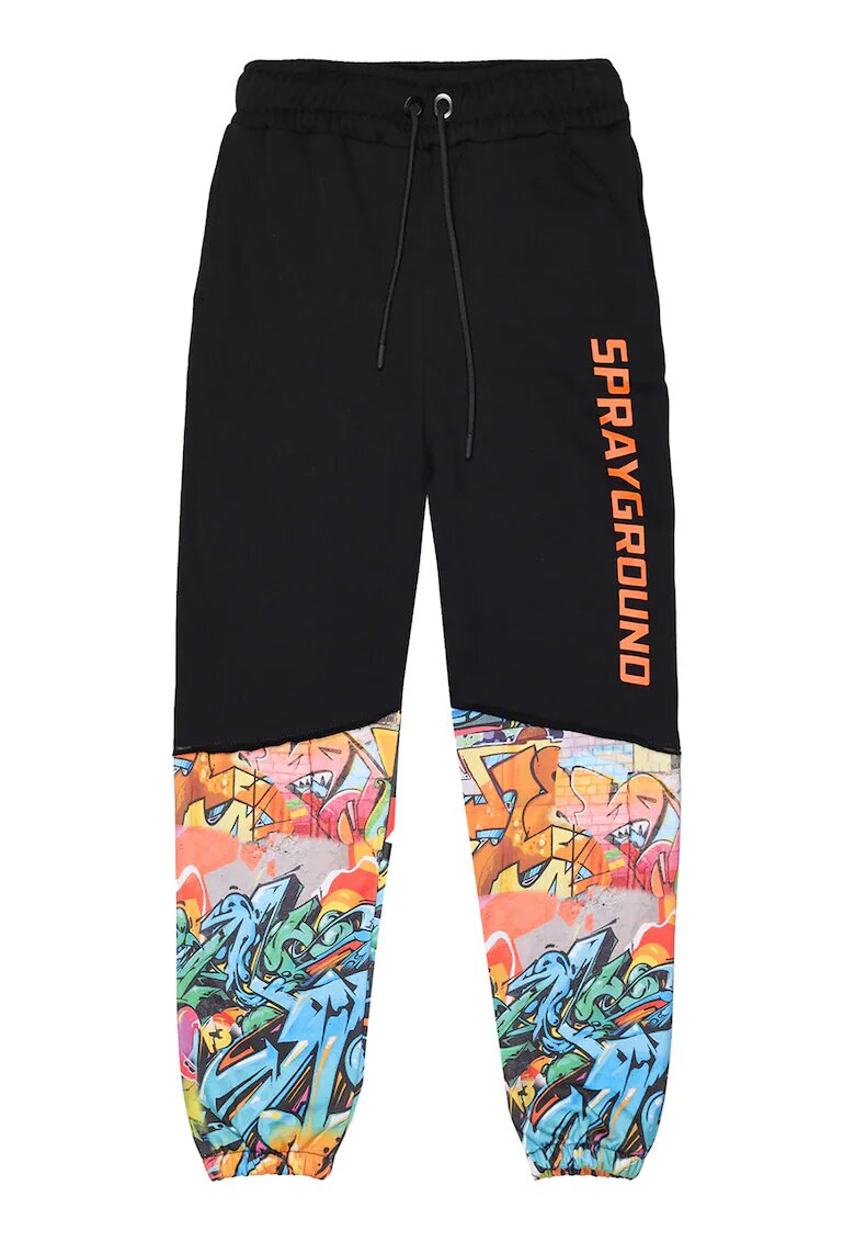 Sprayground Спортен панталон с графична шарка - Многоцветен