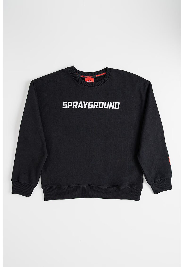 Sprayground Суитшърт с лого - Бял/Черен