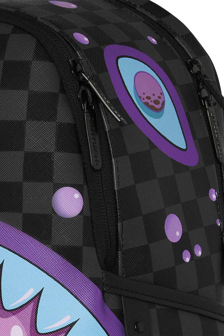 Sprayground Унисекс раница с 2 отделения Черен/Виолетов/Син