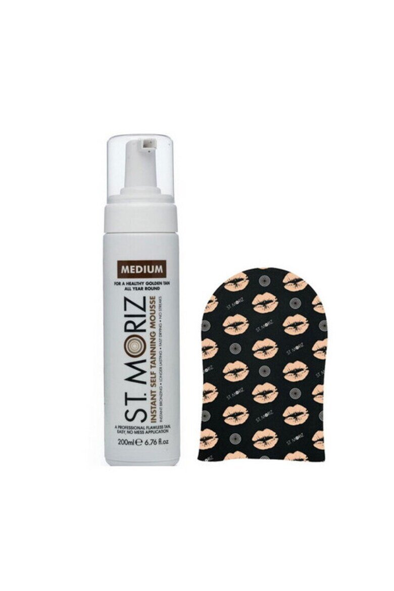 St. Moriz Пяна за изкуствен тен St Moriz Средна 200 мл Ръкавица за нанасяне