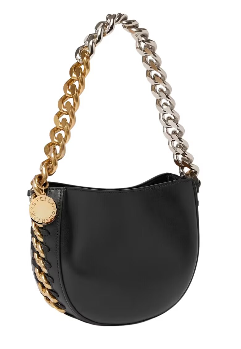 Stella McCartney Дамска чанта черна 20х16.5х7см