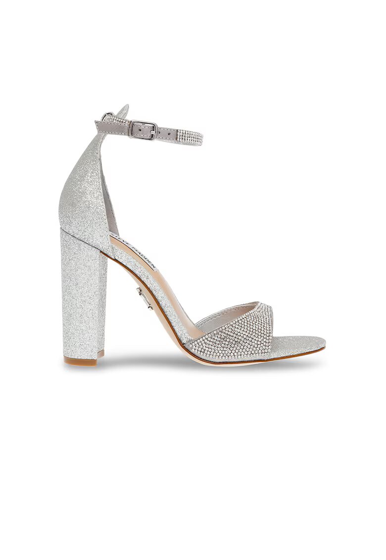 Steve Madden Бляскави сандали с декоративни камъни