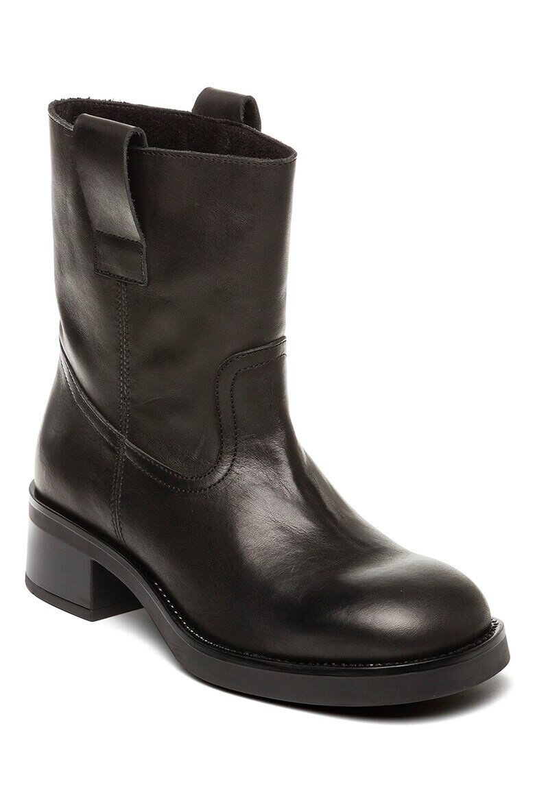 Steve Madden Боти от еко кожа с масивен ток Черен