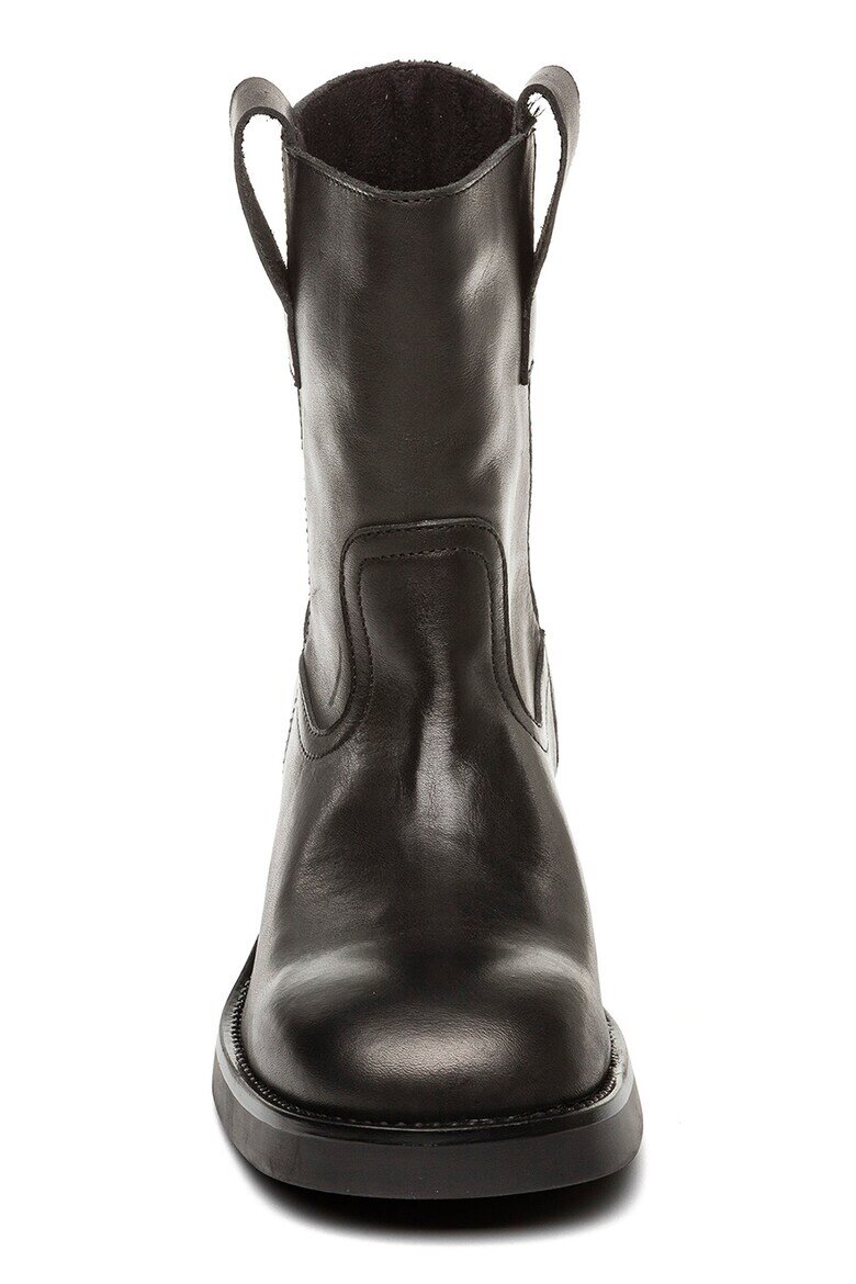 Steve Madden Боти от еко кожа с масивен ток Черен
