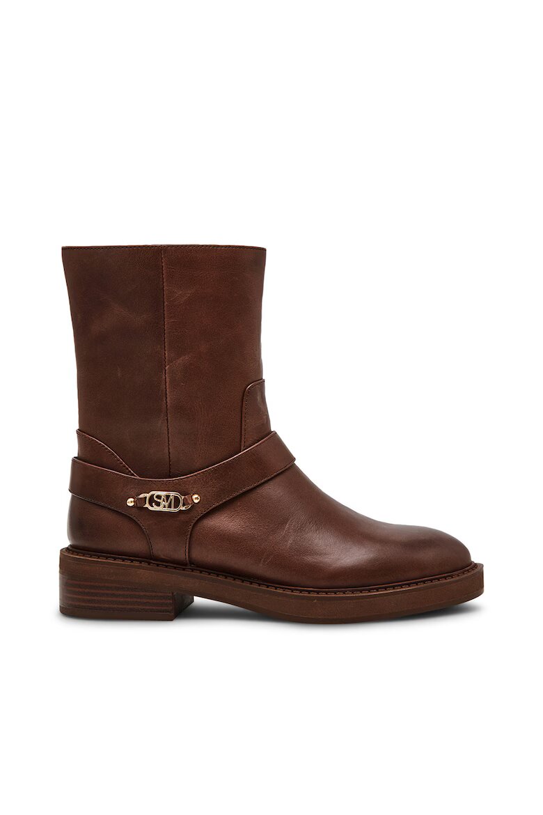 Steve Madden Боти от кожа Коняк кафяв