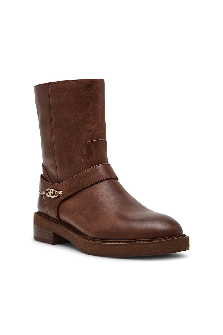 Steve Madden Боти от кожа Коняк кафяв