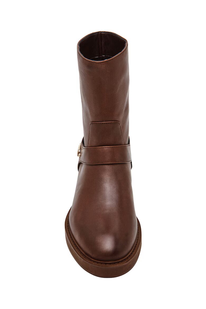 Steve Madden Боти от кожа Коняк кафяв