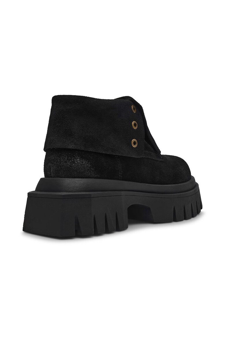 Steve Madden Боти от велур Черен