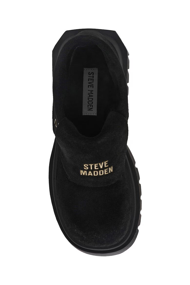 Steve Madden Боти от велур Черен