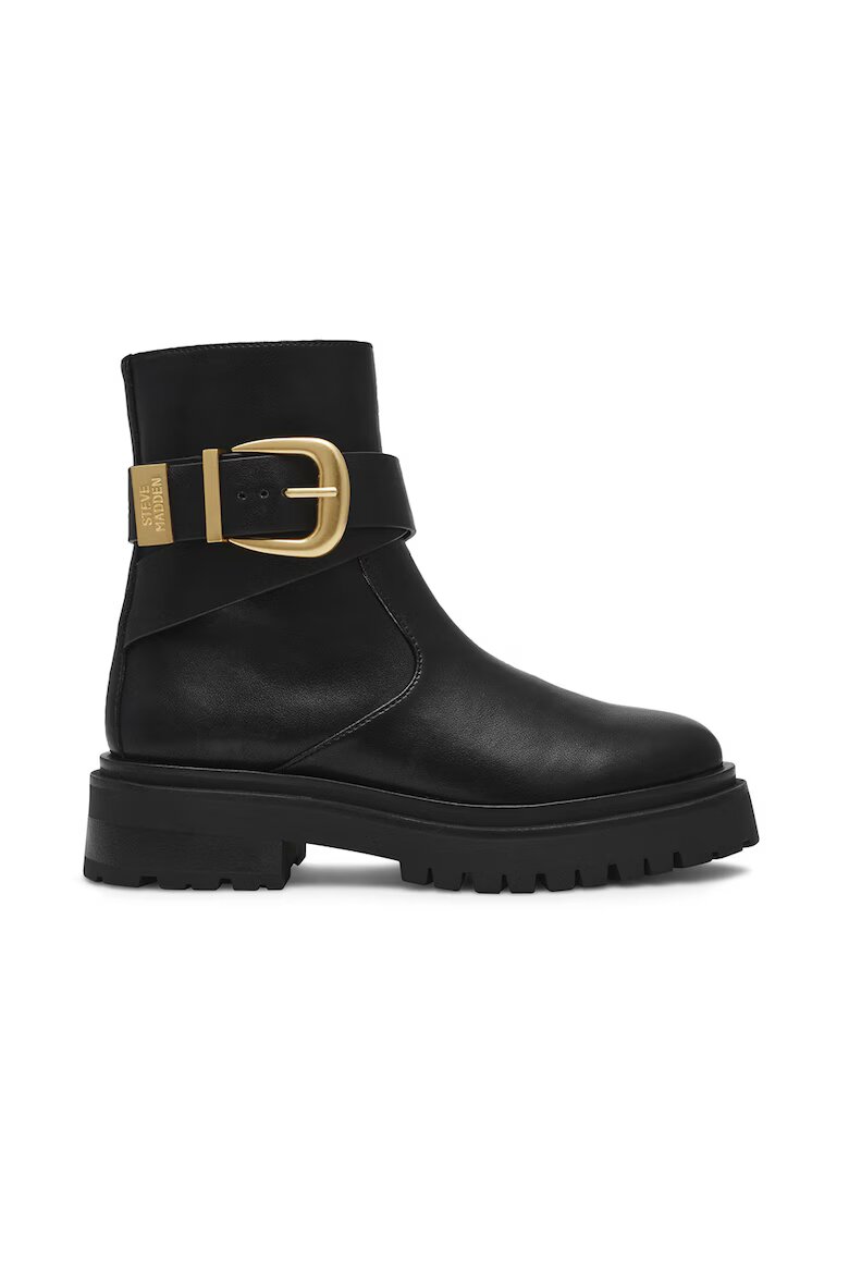 Steve Madden Боти с тока Черен