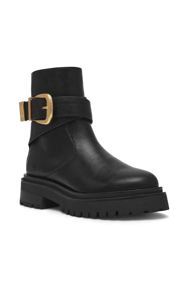 Steve Madden Боти с тока Черен
