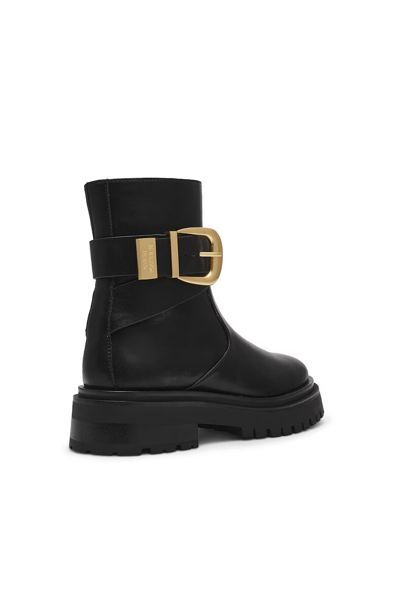 Steve Madden Боти с тока Черен