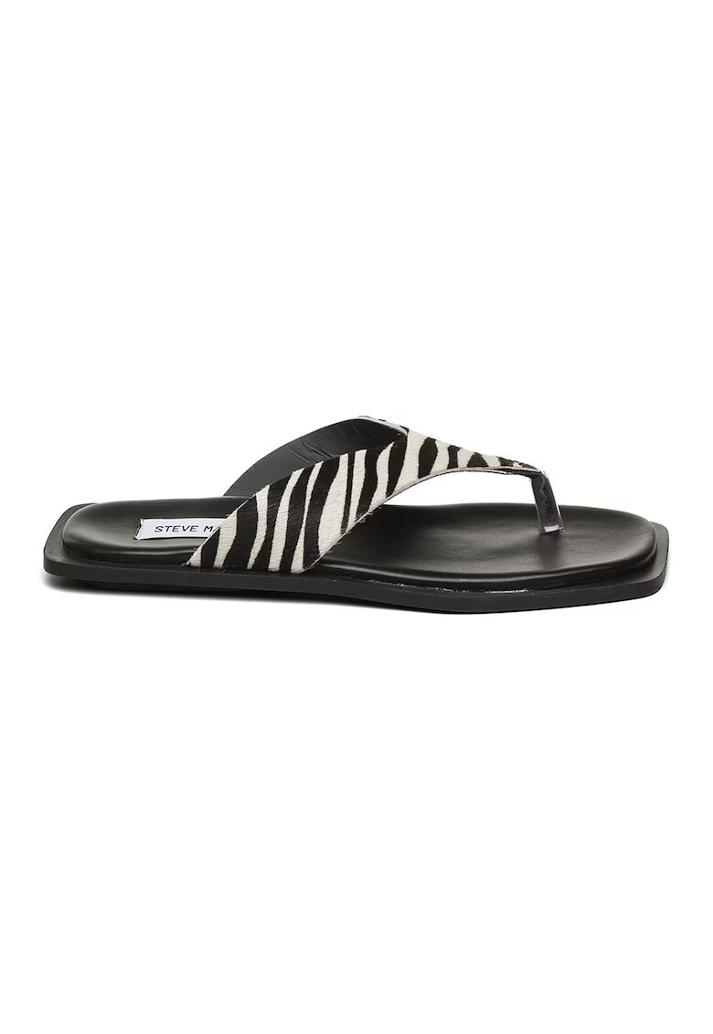 Steve Madden Чехли с квадратен връх - Черен/Мръснобял