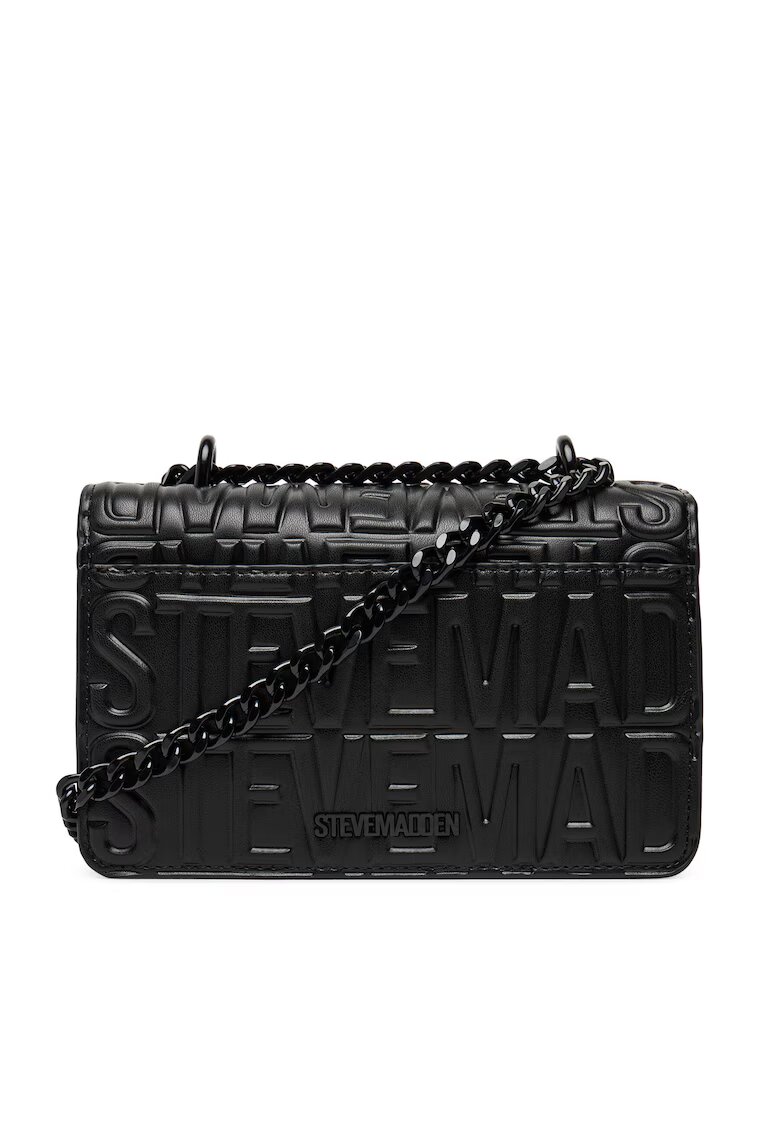 Steve Madden Дамска чанта черна - от екологична кожа