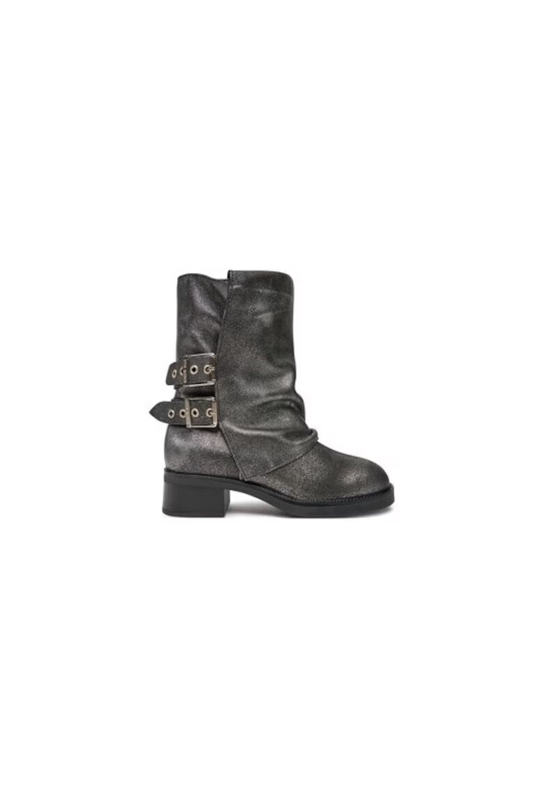 Steve Madden Дамски ботуши 304364976 - Естествена кожа - Сребърен