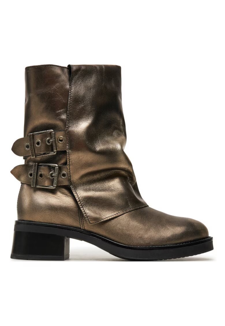 Steve Madden Дамски ботуши 304364990 - Естествена кожа - Златни