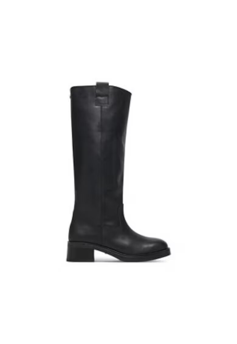 Steve Madden Дамски ботуши - естествена кожа - черен