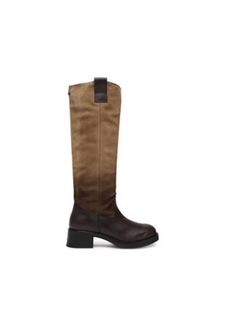 Steve Madden Дамски ботуши - естествена кожа - кафяв/бежов