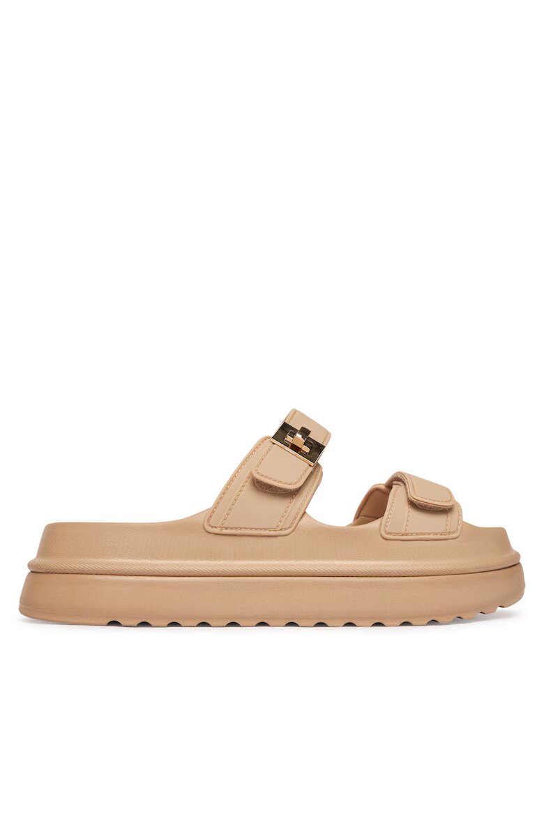 Steve Madden Дамски чехли екологична кожа бежови