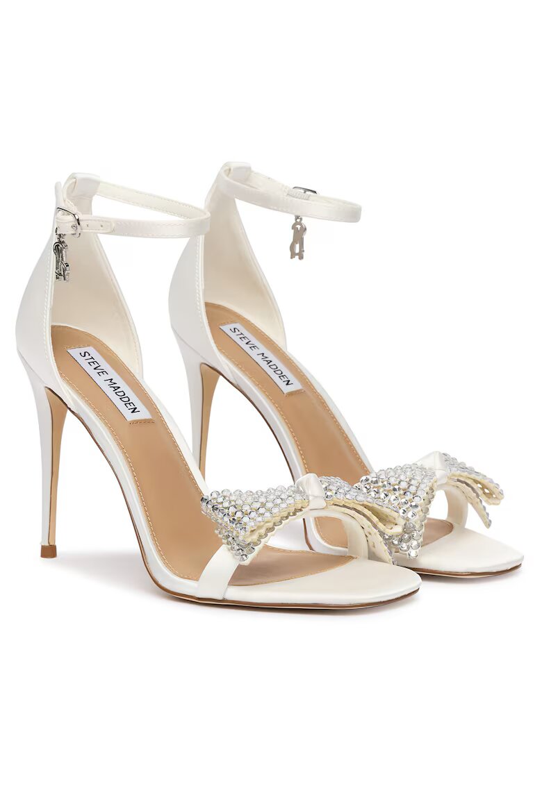 Steve Madden Дамски сандали - бели - текстил