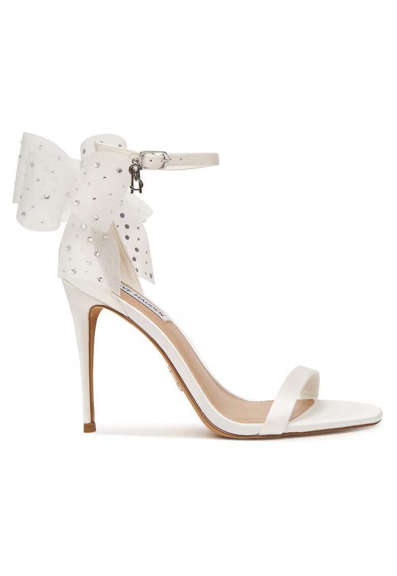 Steve Madden Дамски сандали бели - текстил