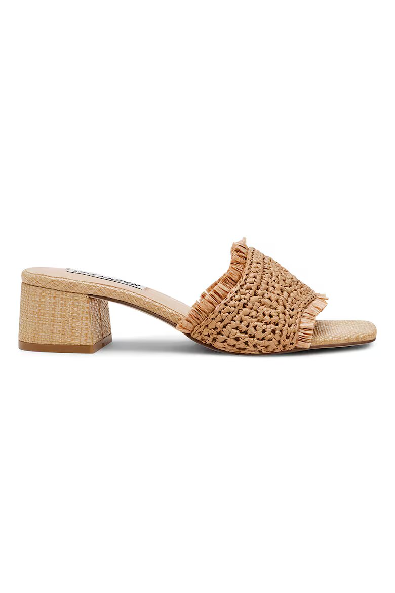 Steve Madden Едноцветни масивни сандали Бежов