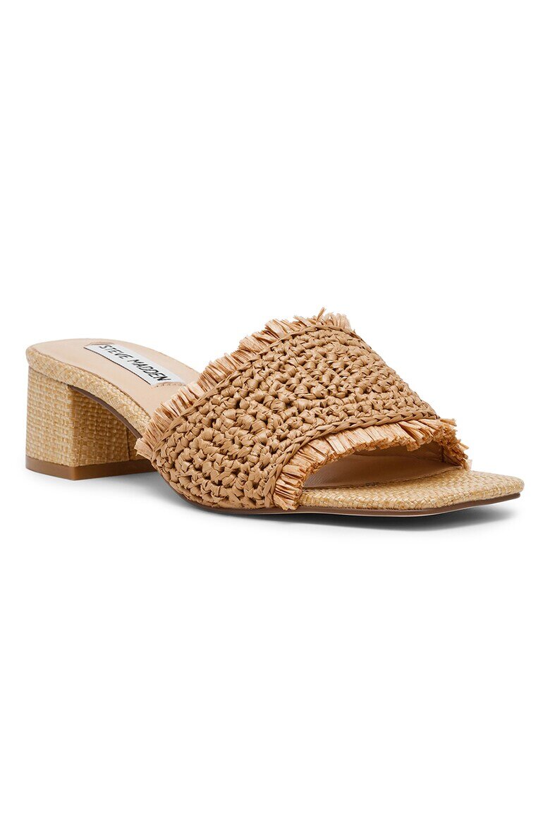 Steve Madden Едноцветни масивни сандали Бежов