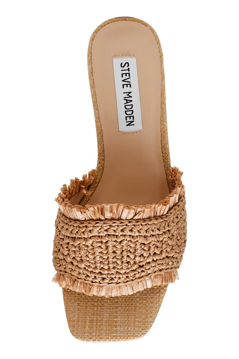 Steve Madden Едноцветни масивни сандали Бежов