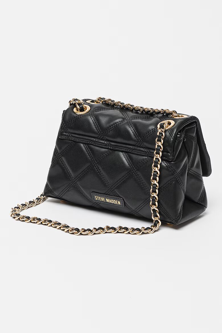 Steve Madden Капитонирана чанта през рамо Volturi от еко кожа Черен