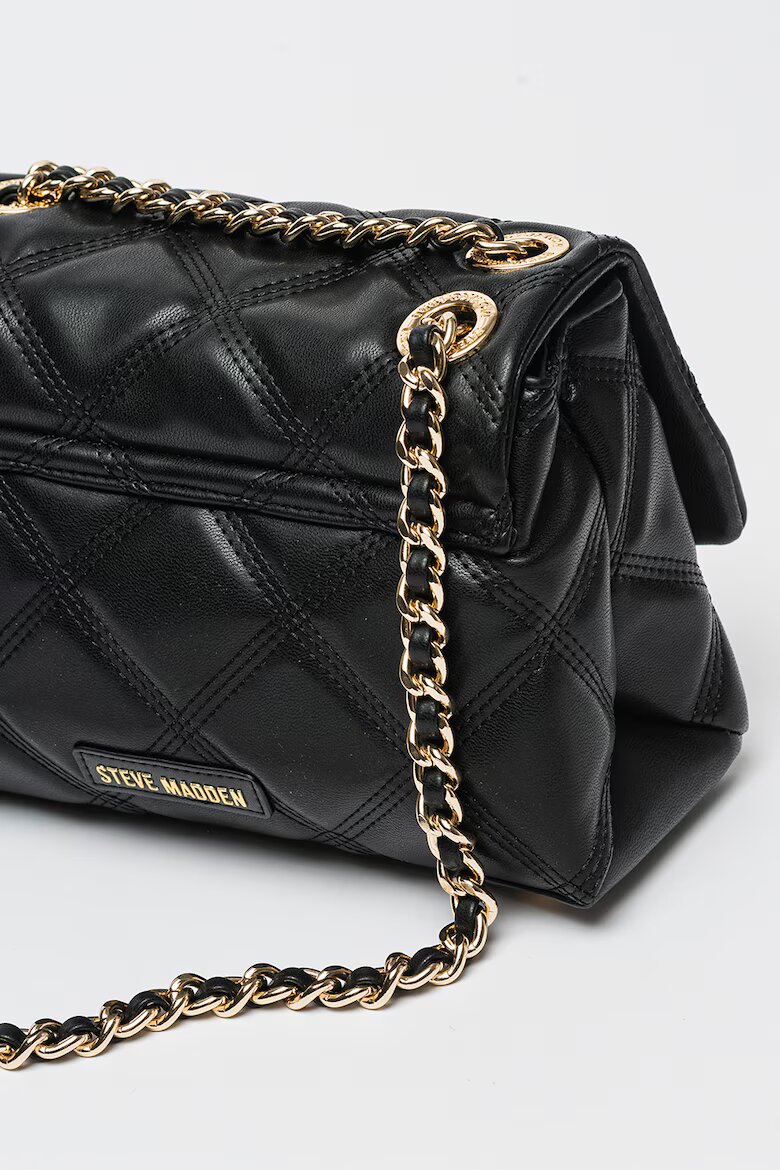 Steve Madden Капитонирана чанта през рамо Volturi от еко кожа Черен