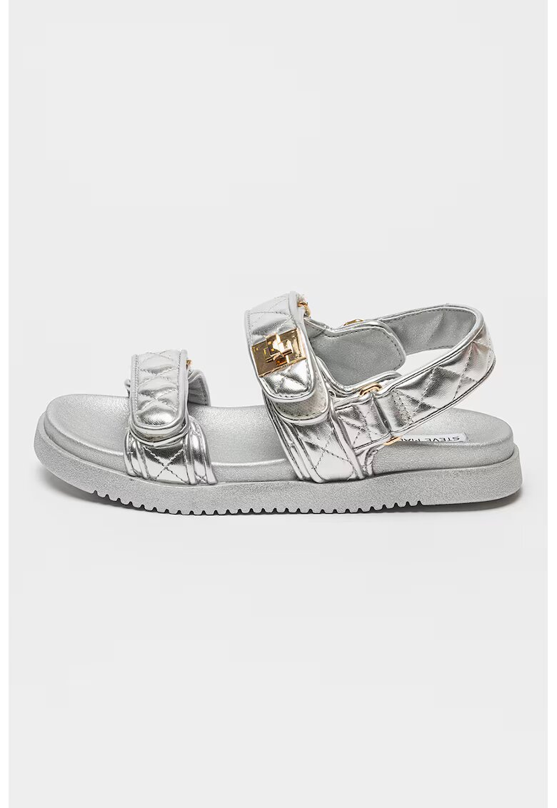 Steve Madden Капитонирани равни сандали Mona с велкро