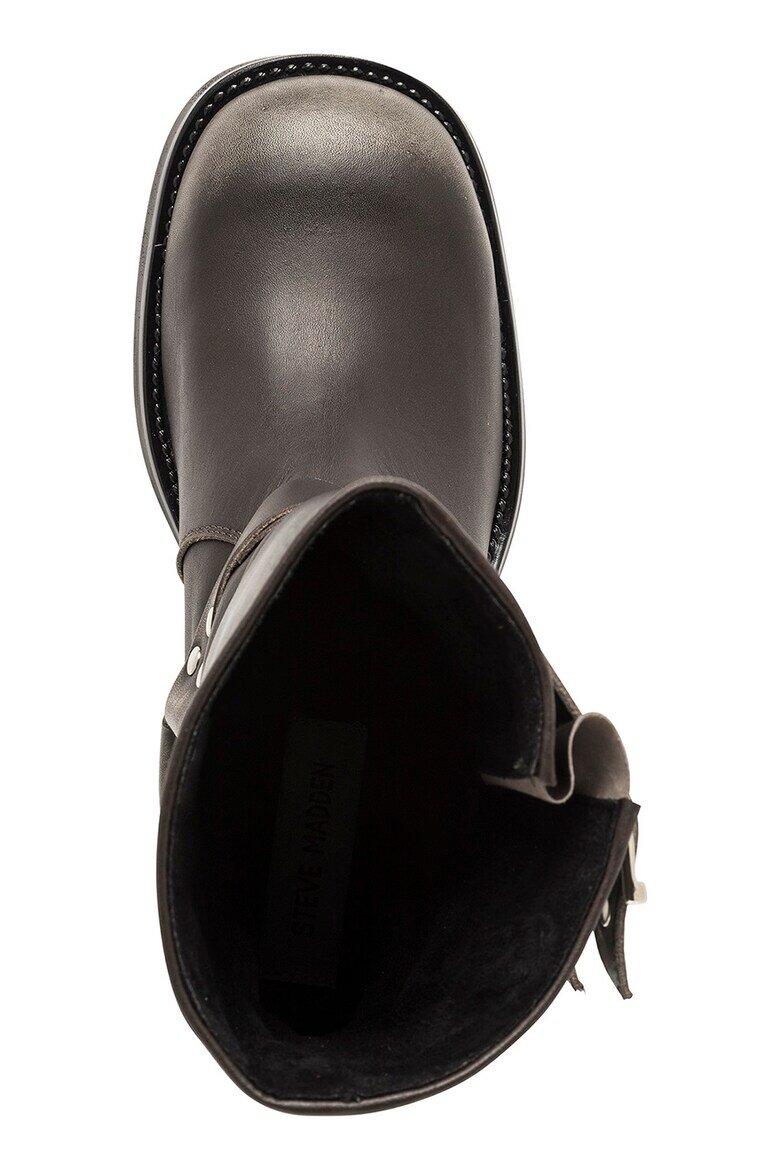 Steve Madden Кожени боти Becase Tъмносив