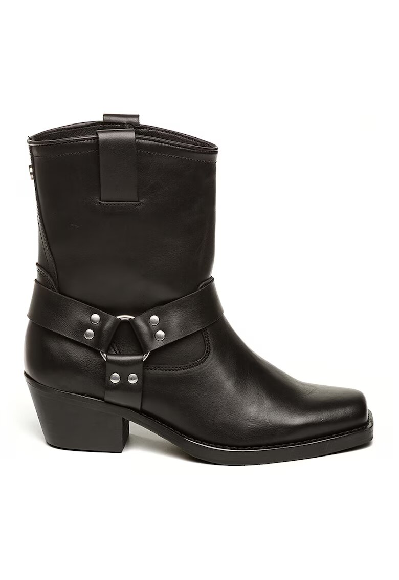 Steve Madden Кожени боти с кубински ток