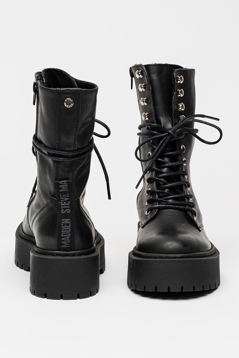Steve Madden Кожени боти Skywen Черен