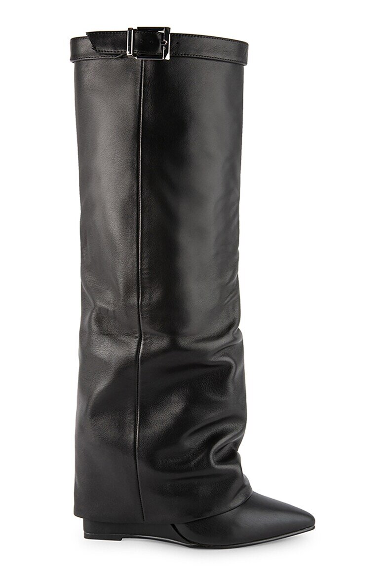 Steve Madden Кожени ботуши Corenne Черен