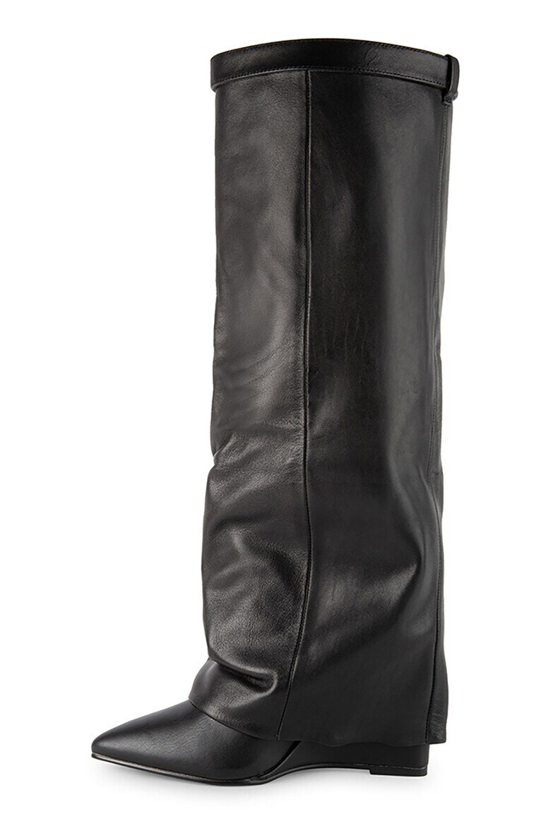 Steve Madden Кожени ботуши Corenne Черен