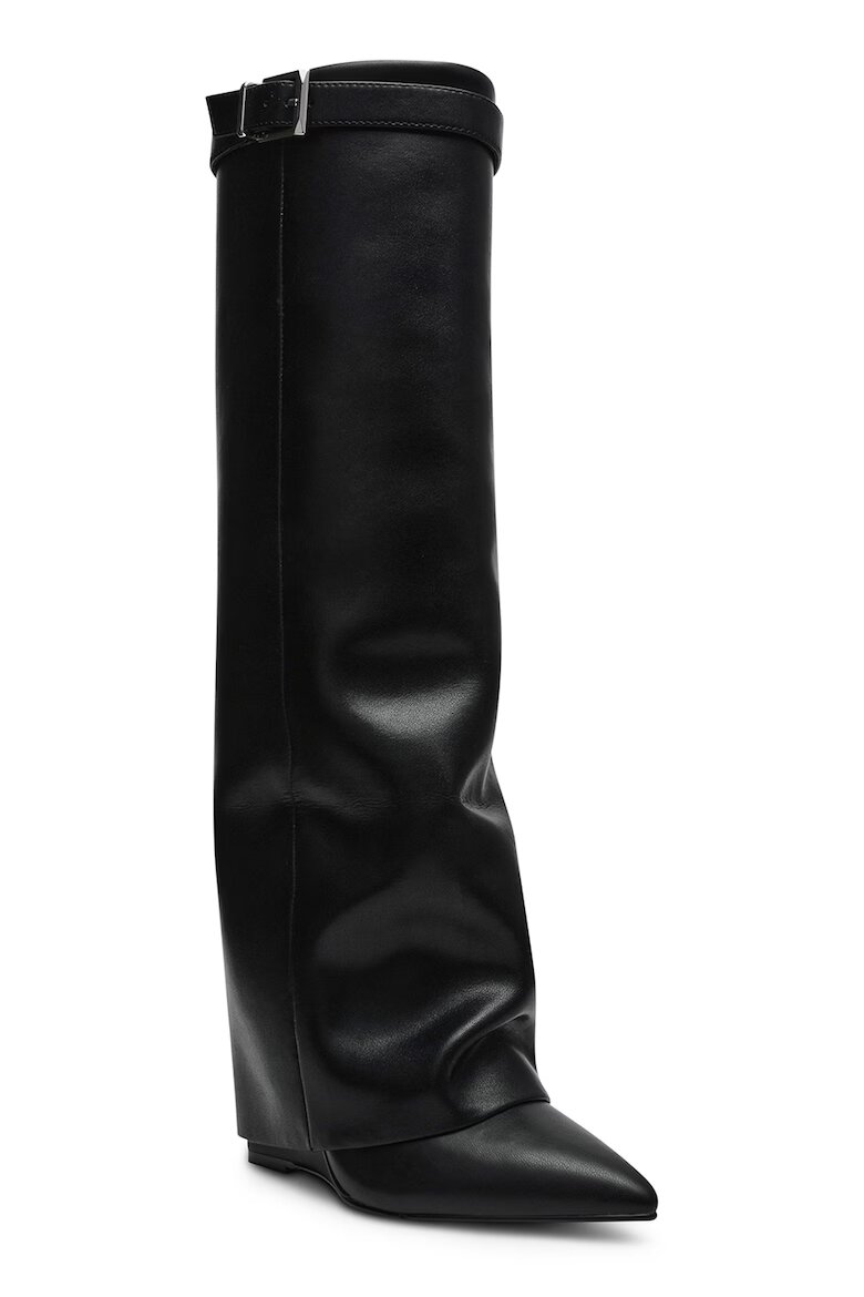 Steve Madden Кожени ботуши Corenne Черен