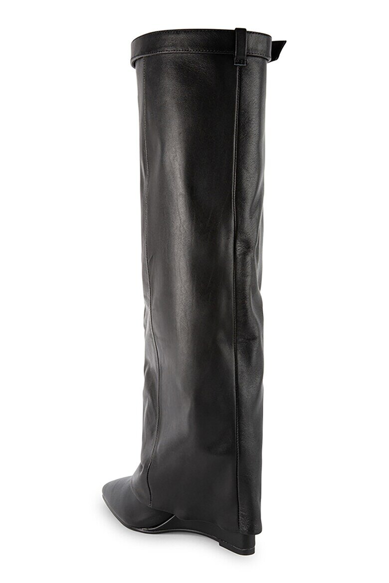 Steve Madden Кожени ботуши Corenne Черен