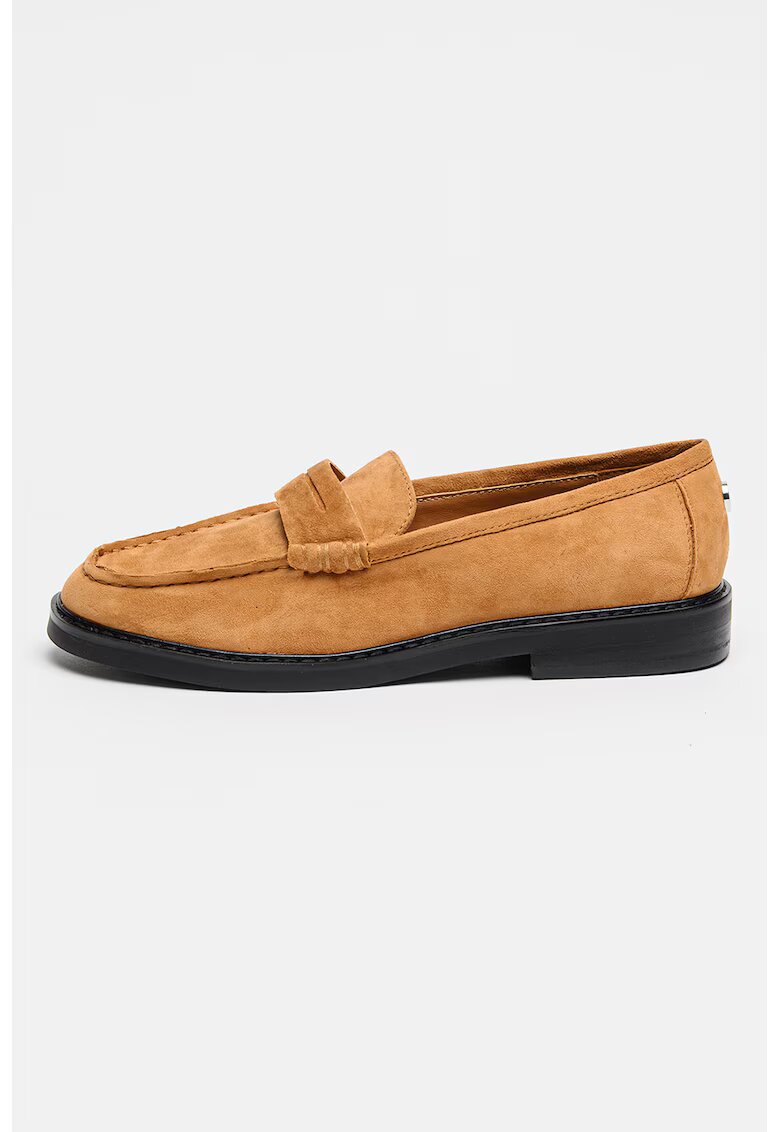 Steve Madden Кожени мокасини Adison - Канелено кафяво