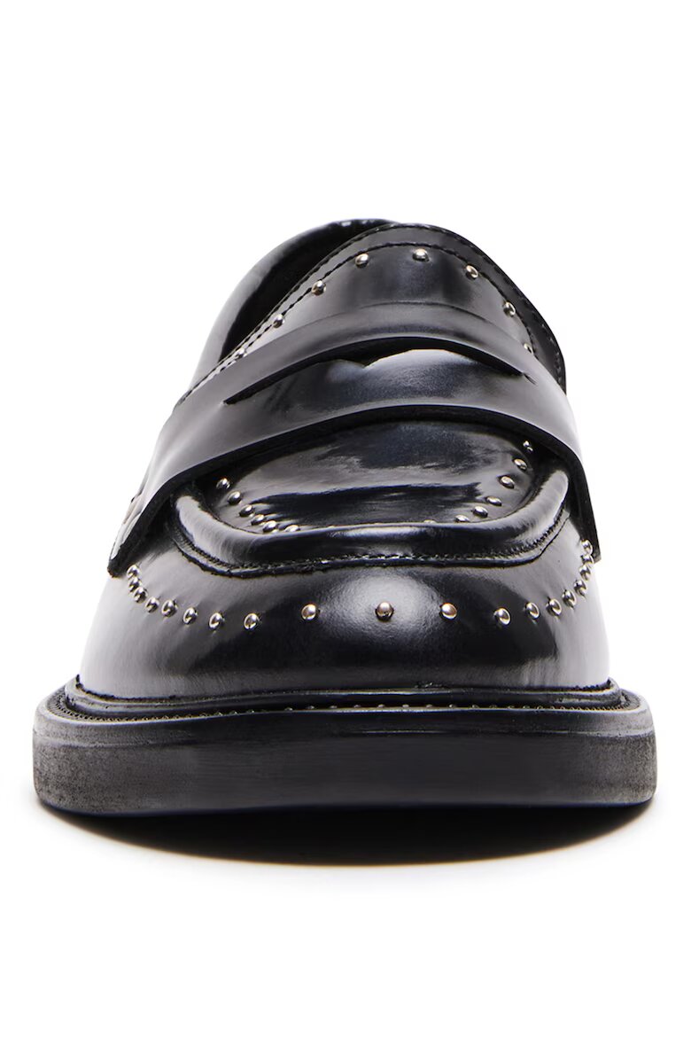 Steve Madden Кожени мокасини Harloe с нитове Черен