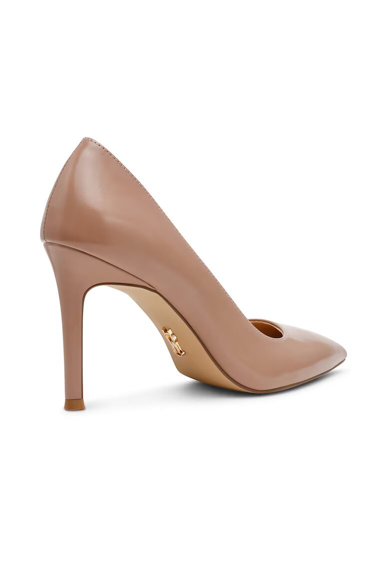 Steve Madden Кожени обувки с ток стилето Бежов